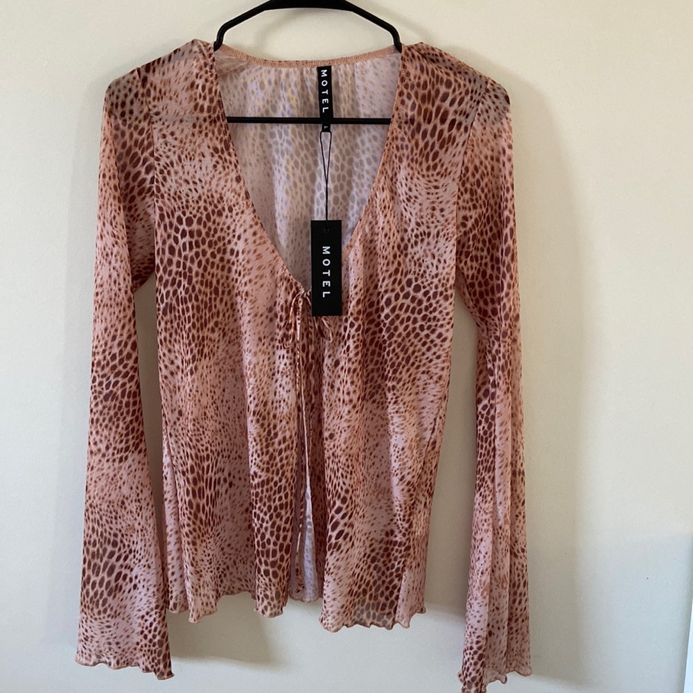 leony cardi sand leopard US 8 (L)